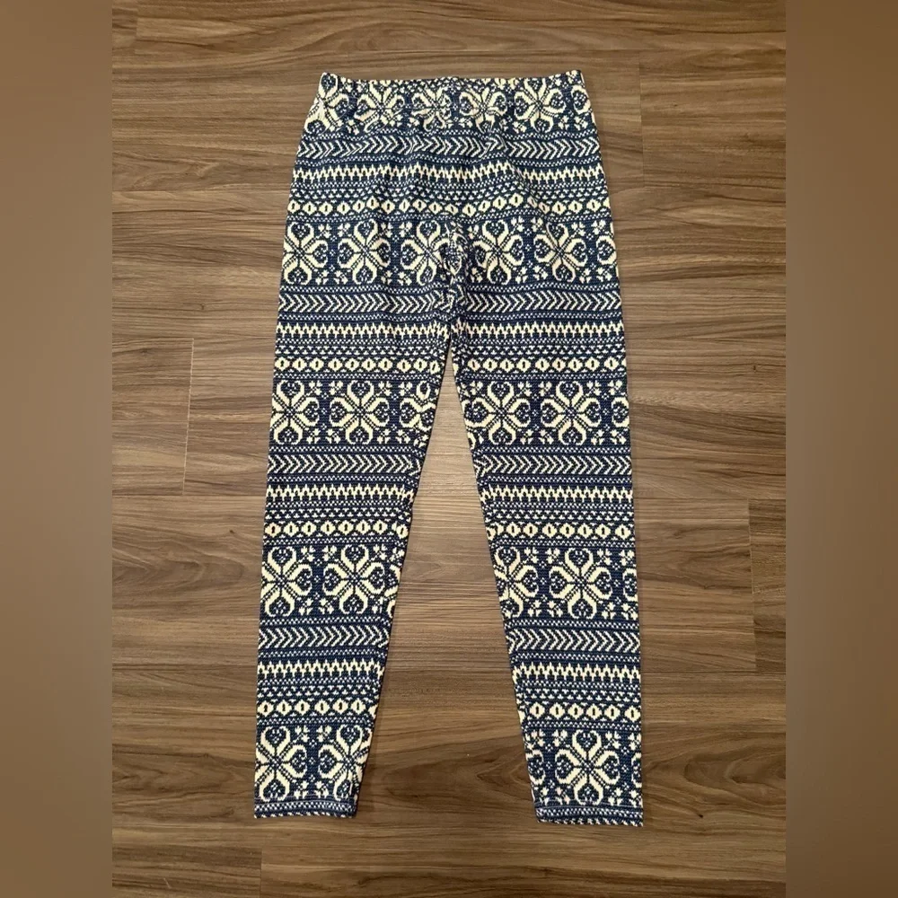Polo by Ralph Lauren Kids Leggings - Navy and Cream size XL